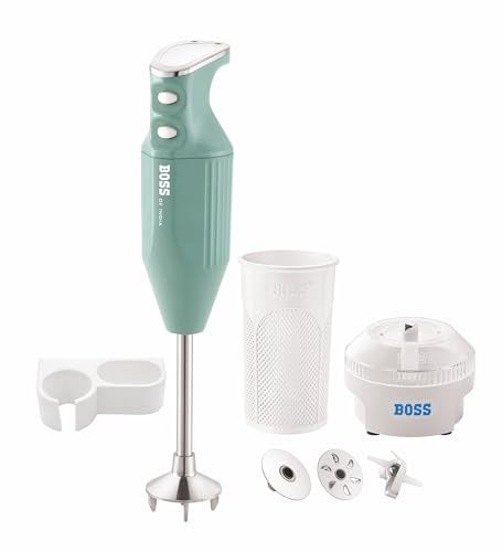 BOSS Stainless Steel Big Boss Portable Hand Blender | Powerful 275 Watts Motor | 5 Years Warranty* First In India | Variable Speed Control | Isi-Marked, Blue - Image 4