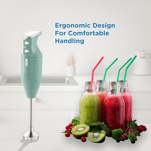 BOSS Stainless Steel Big Boss Portable Hand Blender | Powerful 275 Watts Motor | 5 Years Warranty* First In India | Variable Speed Control | Isi-Marked, Blue - Image 3