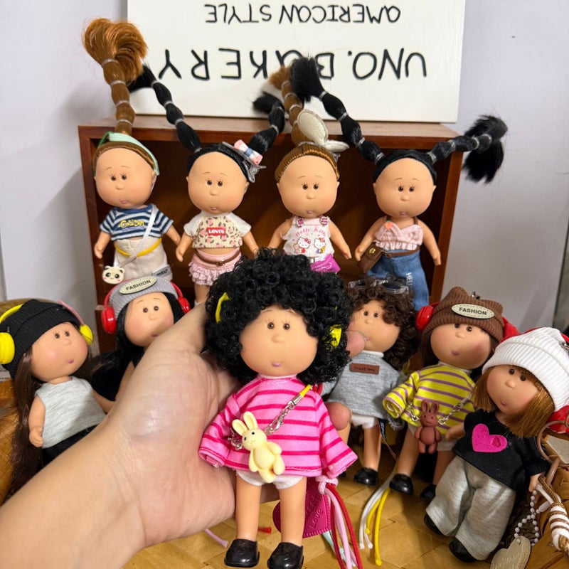 14cm Spanish Mia Potato Doll Keychain Pendant with Lanyard - Image 2