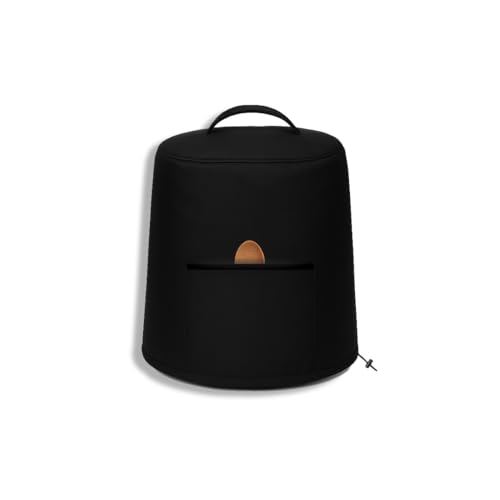 KHOOBREZ PU Coating Air Fryers Cover Dust and Waterproof Washable for Kitchen Suits for Major Brand Air Fryers, Attractive Desing (32 x 32 x 32 cm) (AR-PU) (Black) - Image 1