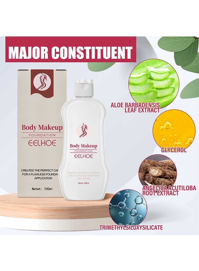 إيلهو مكياج الجسم كريم أساس - تغطية برفكتور تاتو كونسيلر مقاوم للماء يغطي ندبات وشم الجسم 100 مل - Image 3