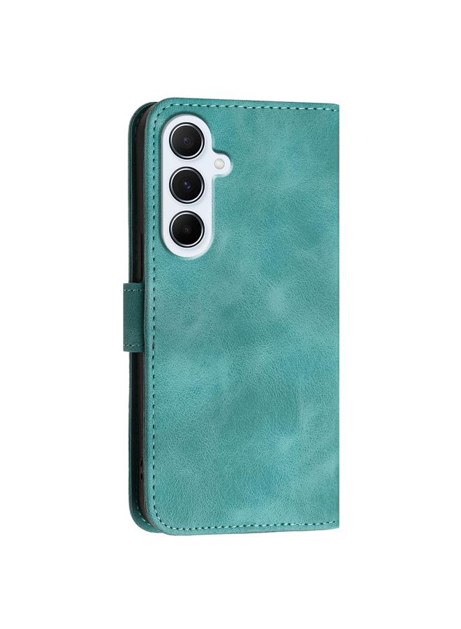 اس-توب جراب لهاتف Samsung Galaxy A26 5G، جراب هاتف جلدي منقوش بنقشة فراشات شبكية مع حبل تعليق - Image 3