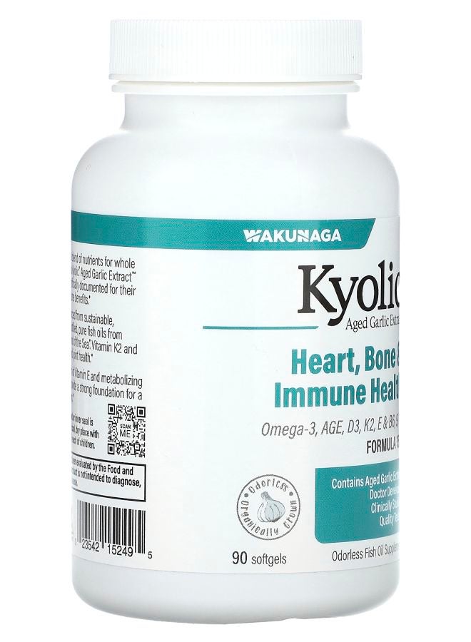 kyolic Heart Bone & Immune Health 90 Softgels - Image 2