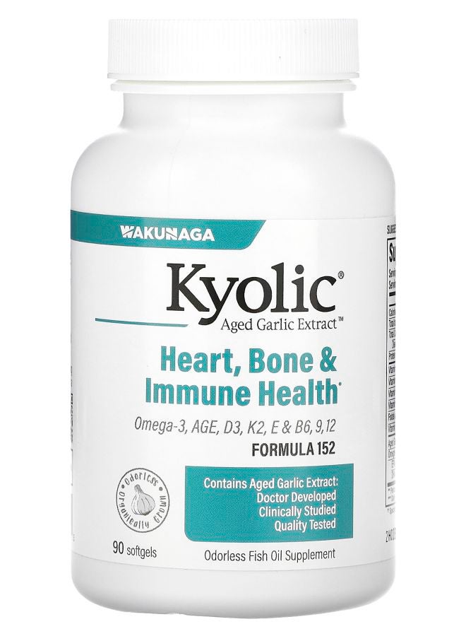 kyolic Heart Bone & Immune Health 90 Softgels - Image 1