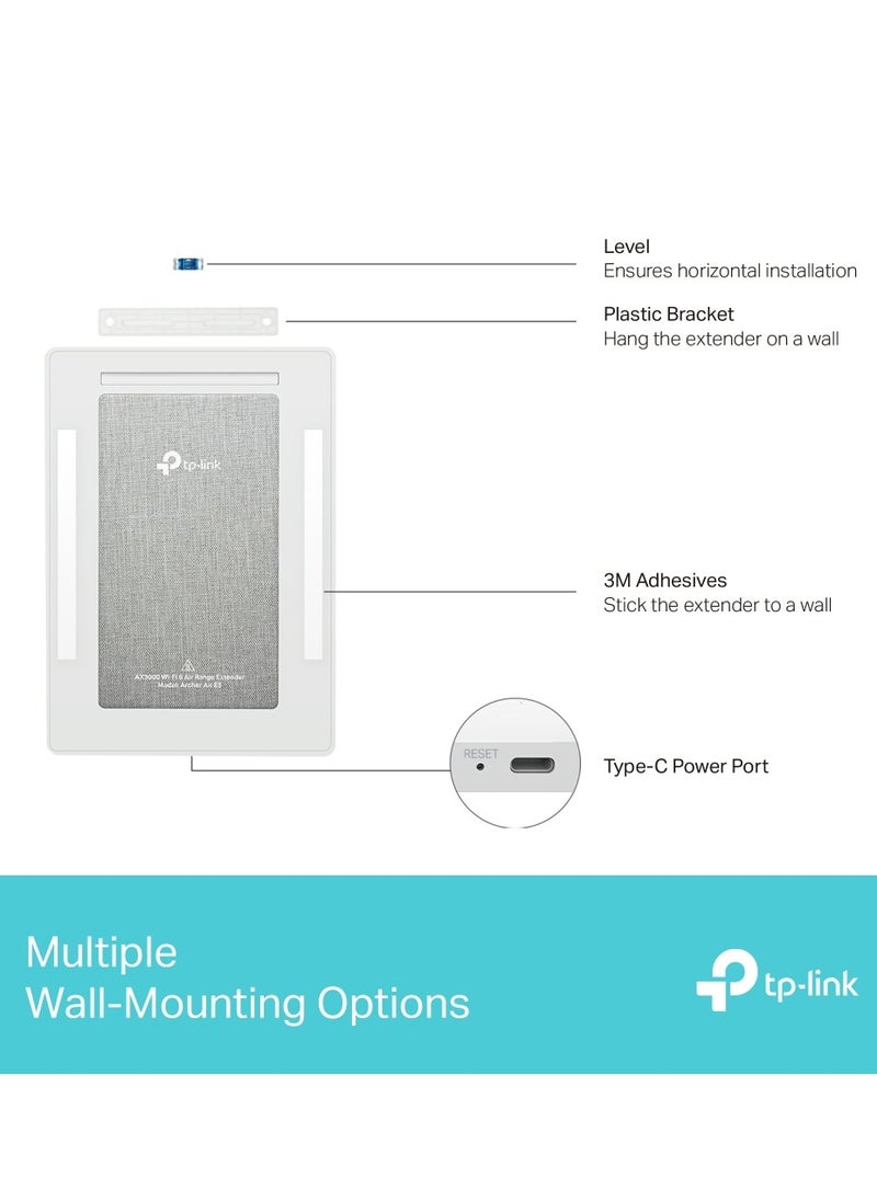 Tp-link Tl Archer Air E5 AX3000 Dual-Band Wi-Fi 6 Air Range Extender  - Image 4