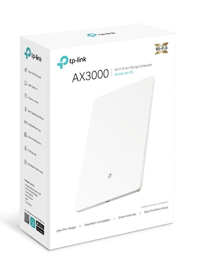Archer Air E5 AX3000 Dual-Band Wi-Fi 6 Air Range Extender