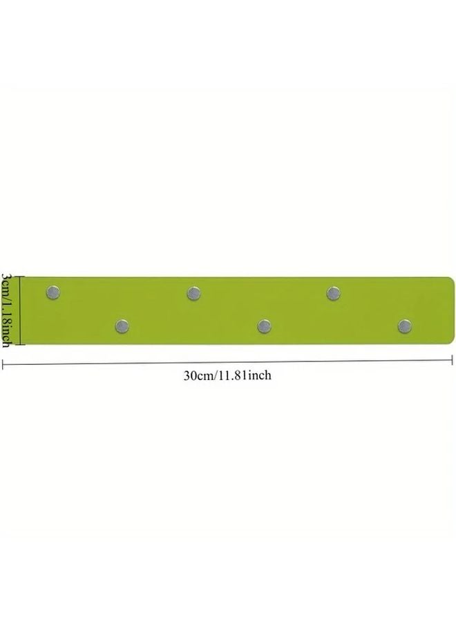 Orange Magnetic Bulletin Board 11x1 1 Inch Frameless with 6 Magnets for Office Home School - Image 3