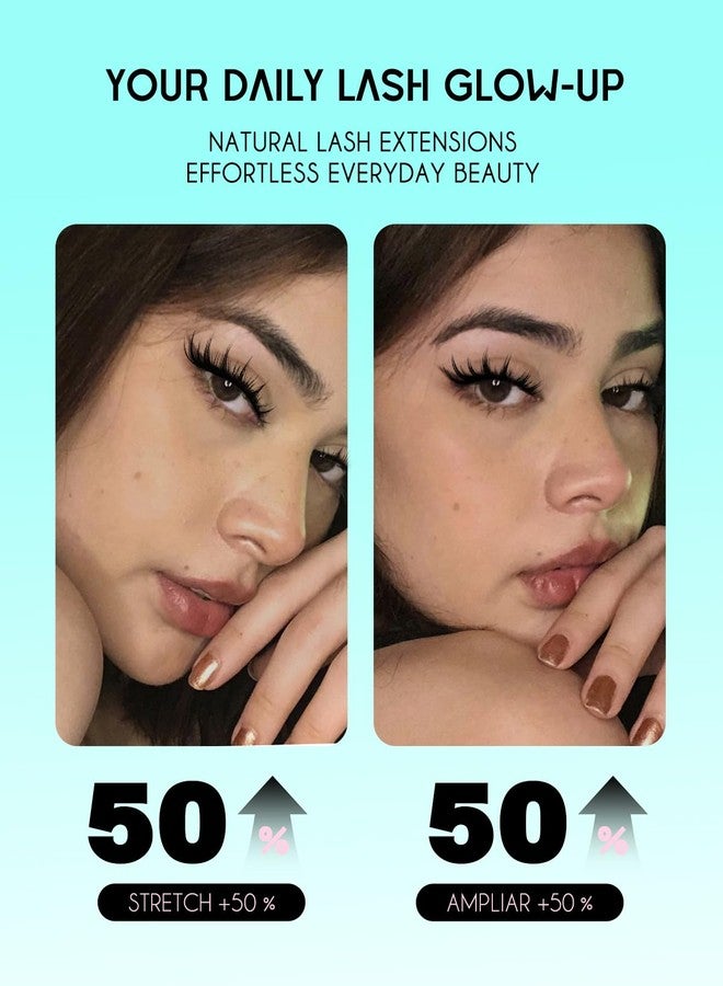 VAVABEAUTY Fairy Lash Clusters Kit 8-16mm Wispy Clusters Eyelashes - Image 5