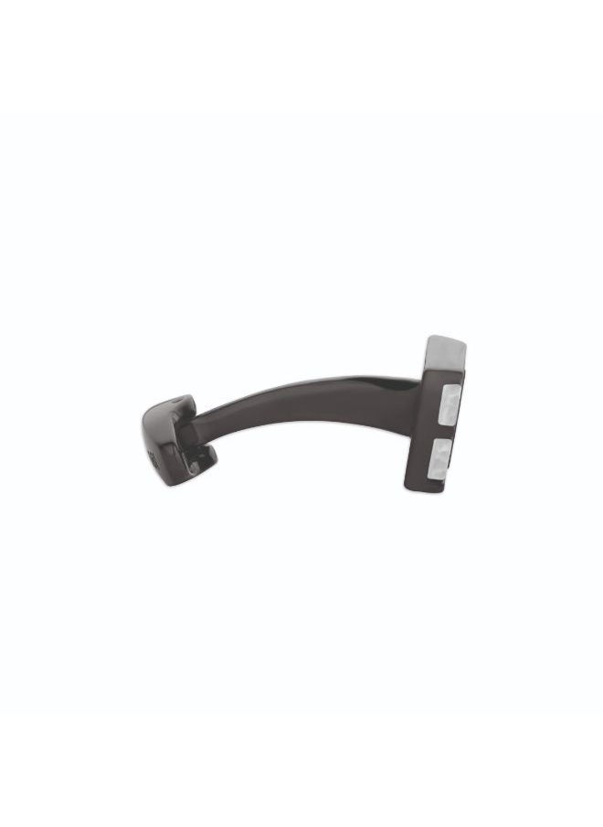 CERRUTI 1881 Trapezoid Grey and Stainless Steel Cufflinks for Men  - Image 2