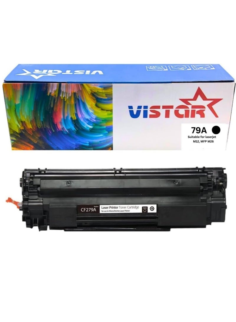 خرطوشة حبر Vistar 79A متوافقة مع طابعات M12 وMFP M26 - إنتاجية عالية | جودة ممتاز