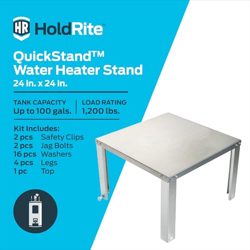 Holdrite QuickStand 24 Inch Water Heater Stand, Up to 100 Gallons, Unassembled, 40-S-24-U - Image 2