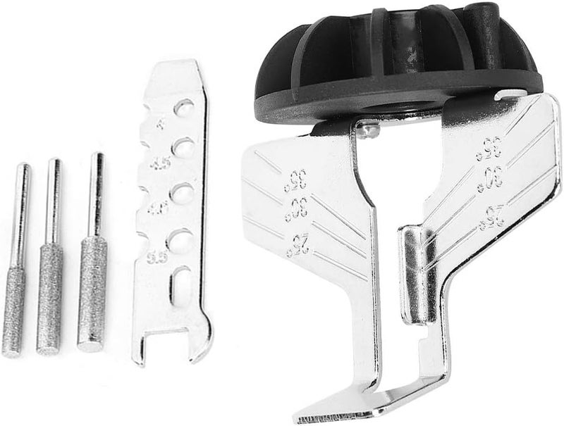 Chainsaw Sharpener, Chain Saw Blade Sharpener Grinding Chain Tool Chain Saw Sharpener Chainsaw Sharpener Saw Power Drill Sharpening Attachment Kit for Gardening Lawn Mower - Image 3
