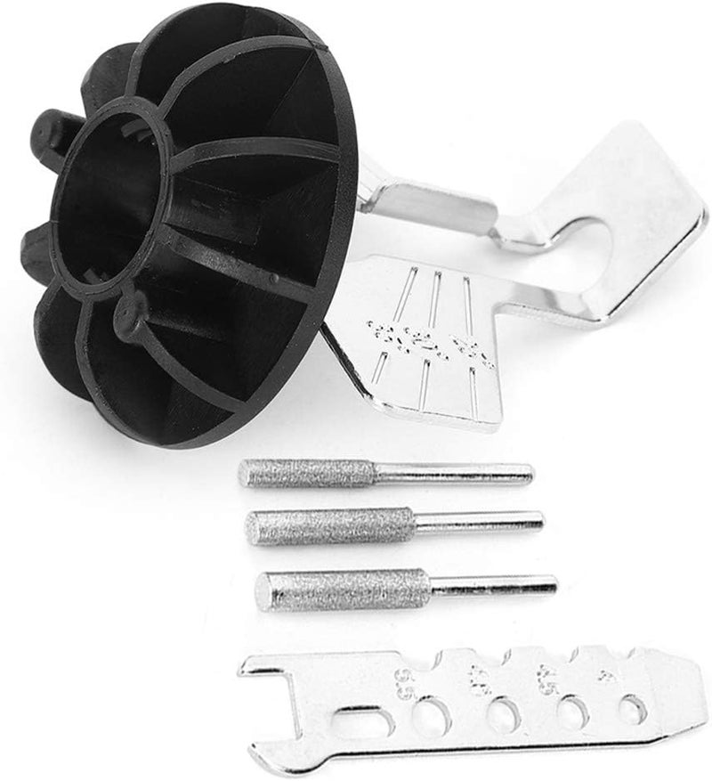 Chainsaw Sharpener, Chain Saw Blade Sharpener Grinding Chain Tool Chain Saw Sharpener Chainsaw Sharpener Saw Power Drill Sharpening Attachment Kit for Gardening Lawn Mower - Image 2