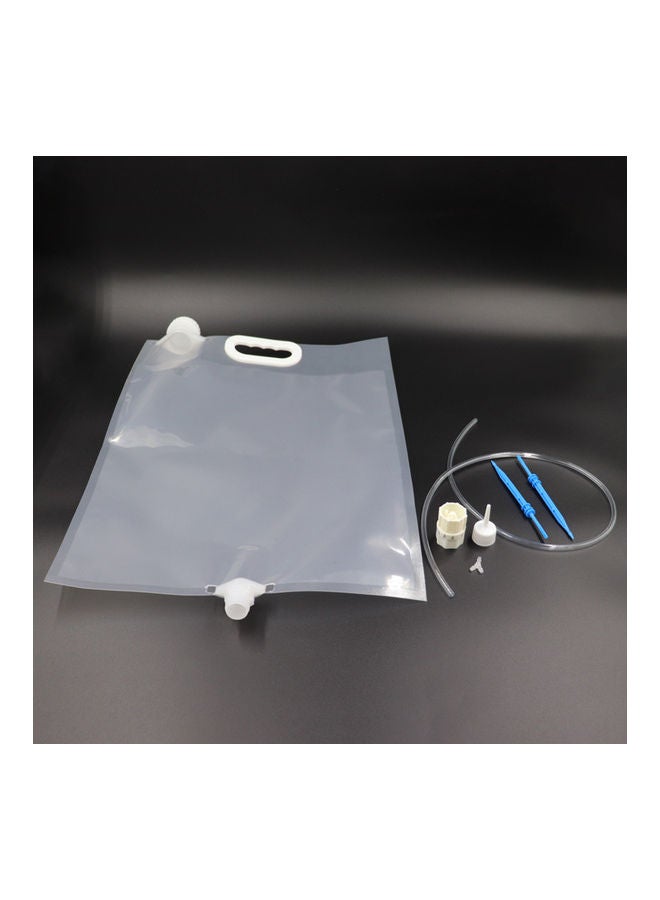 NIBEMINENT Automatic Water Absorbing Plant Pot With Self Device White/Green/Silver 21x2.80x21cm - Image 5