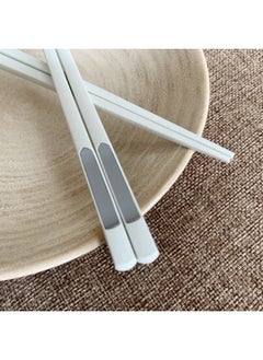 Chuangjian Source Factory Household Public Chopsticks Personalized Japanese Style Hotel Tableware Frosted Sushi Pointed Chopsticks-Color:Silver Time
