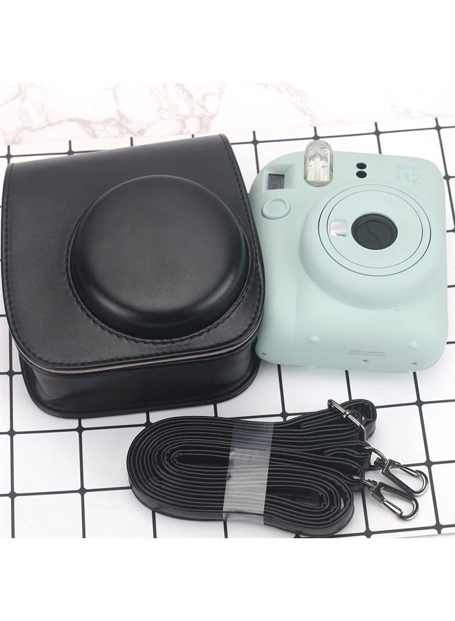 Frankmate Protective Case Compatible with Fujifilm Instax Mini 12 11 9 8 Instant Film Camera with Accessory Pocket and Adjustable Strap - Image 4