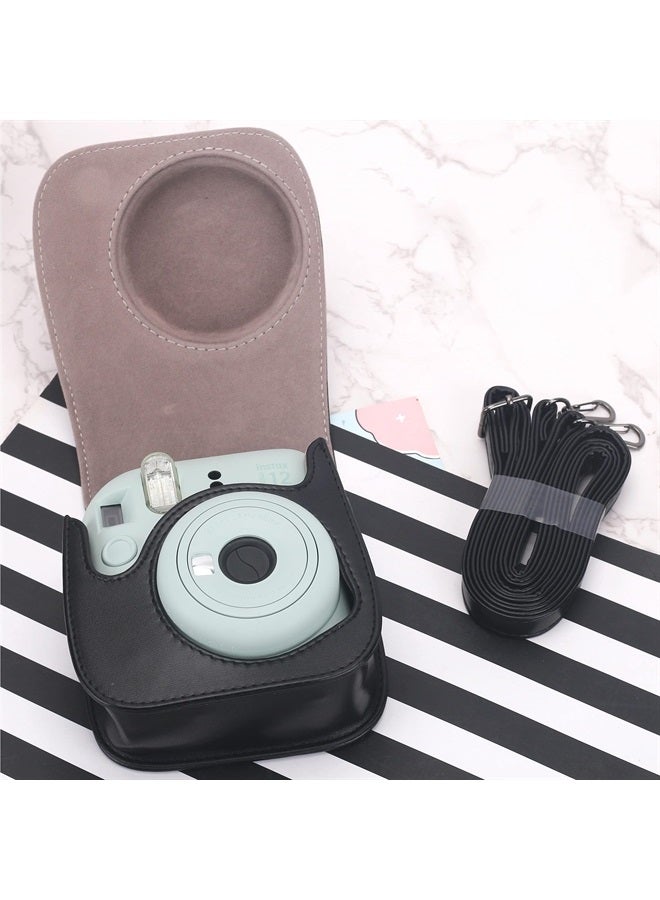 Frankmate Protective Case Compatible with Fujifilm Instax Mini 12 11 9 8 Instant Film Camera with Accessory Pocket and Adjustable Strap - Image 5