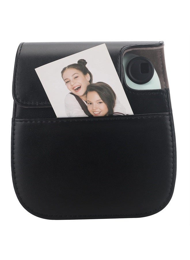 Frankmate Protective Case Compatible with Fujifilm Instax Mini 12 11 9 8 Instant Film Camera with Accessory Pocket and Adjustable Strap - Image 2