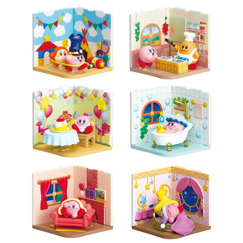 Re-Ment Kirby Wonder Room Blind Box - Includes 1 of 6 Collectible Mini Figurines - Fun and Versatile Decoration - Image 1