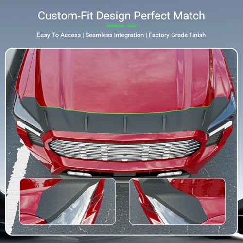 xipoqix Hood Deflector Compatible with 20242026 Toyota Tacoma 2025 2026 4Runner Hood Protector Shield Upgraded TPE Replacement for 20242026 Toyota Tacoma Accessories - Image 3