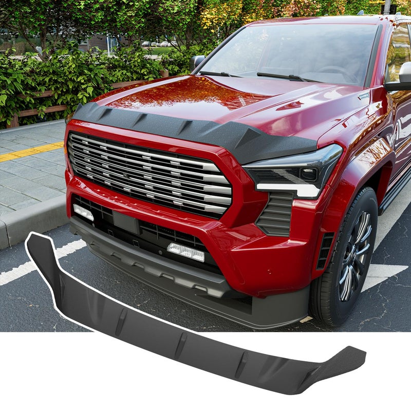 xipoqix Hood Deflector Compatible with 20242026 Toyota Tacoma 2025 2026 4Runner Hood Protector Shield Upgraded TPE Replacement for 20242026 Toyota Tacoma Accessories - Image 2