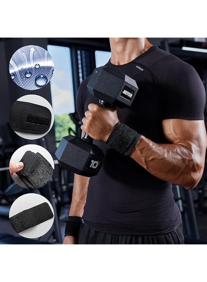 رباط معصم (2 قطعة) - دعامة معصم قابلة للتعديل - عملي ومرن جداً، مثالي لـ الرياضة وتخفيف آلام المعصم - Image 3