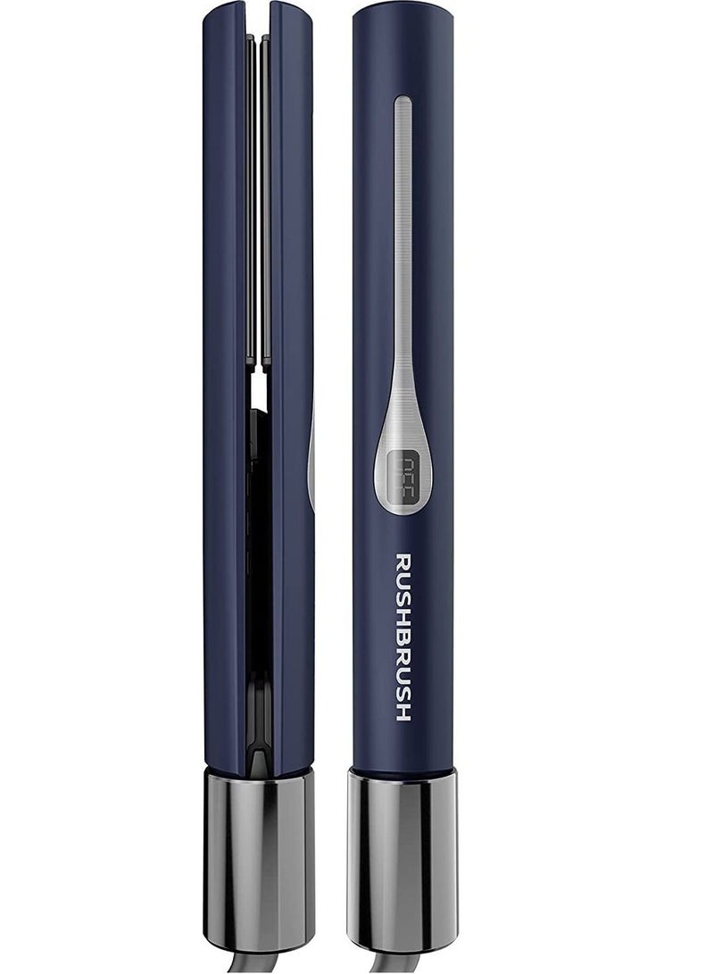 Rush Brush X2 Infra Revolver Navy Colour 230°C Infrared Tec Ionic Technology Ceramic Plates And LED Display - Image 3