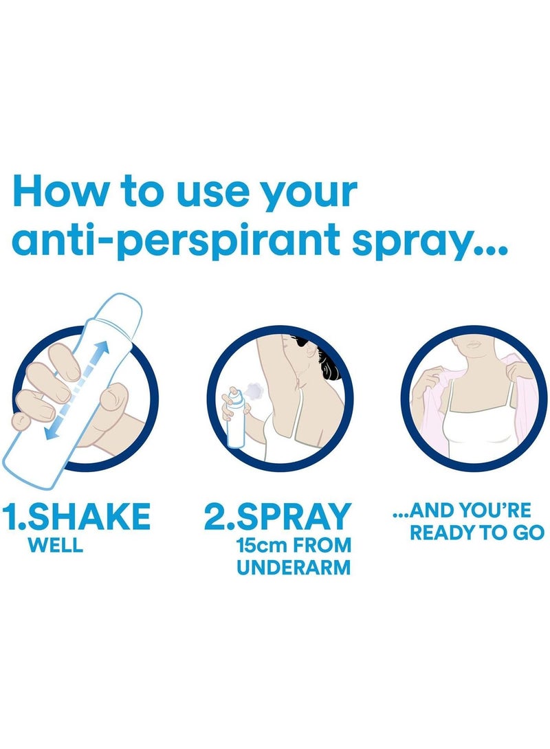 Dove Go Fresh, Deodorant Spray Cucumber and Green Tea 3 x 250ml - Image 5