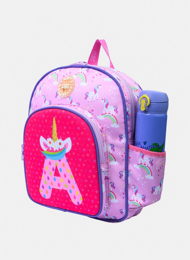 CUBS Nursery Pink Unicorn Letter A Bag - Image 2