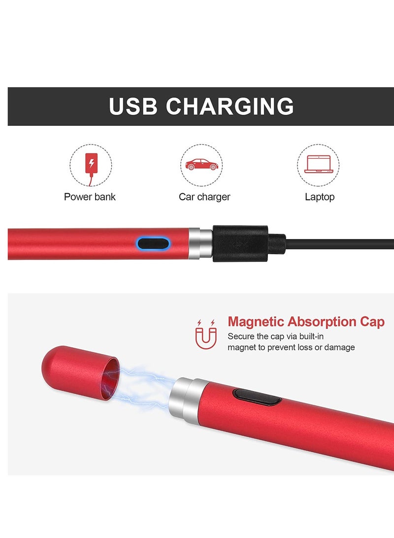 Active Stylus Pens for Touch Screens Rechargeable Digital Stylish Pen Pencil Universal for iPhone/iPad Pro/Mini/Air/Android and Most Capacitive Touch Screens - Image 3