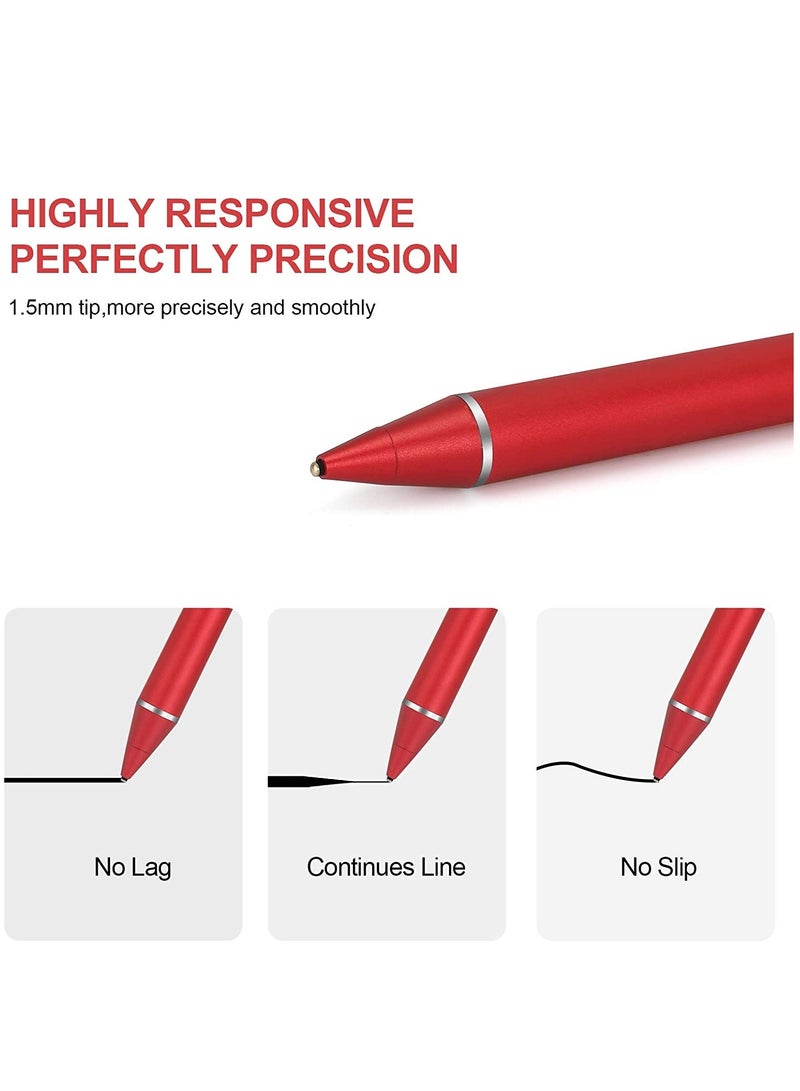 Active Stylus Pens for Touch Screens Rechargeable Digital Stylish Pen Pencil Universal for iPhone/iPad Pro/Mini/Air/Android and Most Capacitive Touch Screens - Image 4
