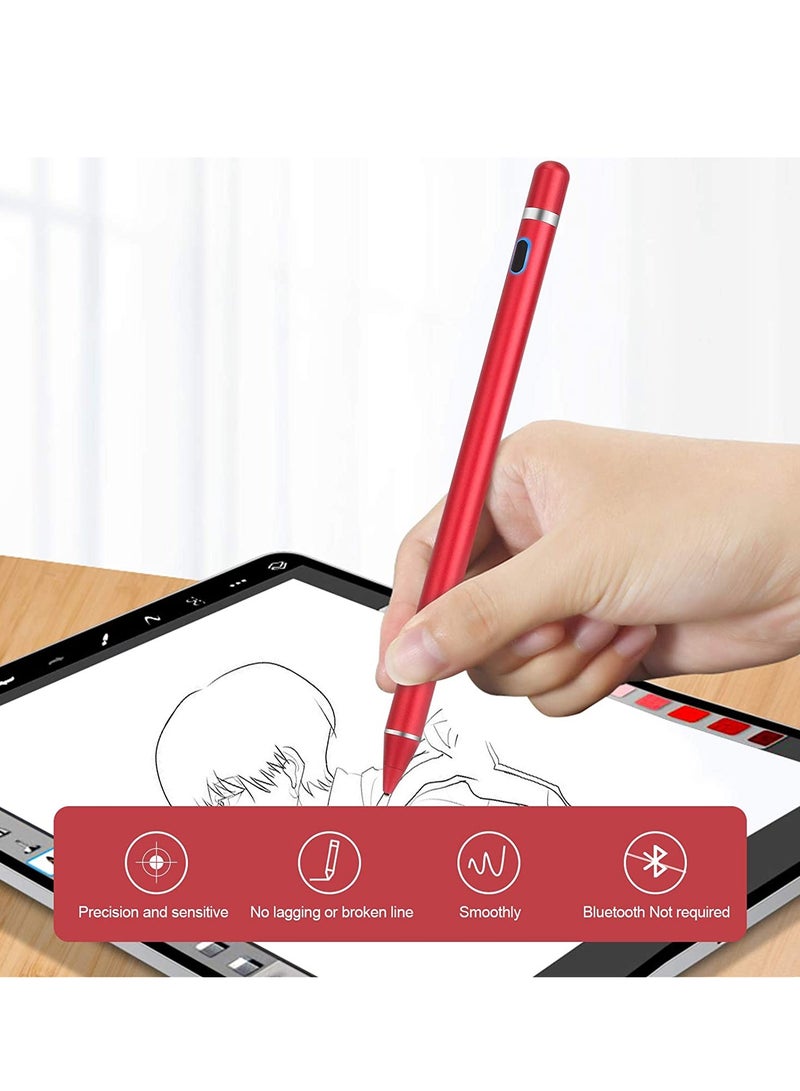 Active Stylus Pens for Touch Screens Rechargeable Digital Stylish Pen Pencil Universal for iPhone/iPad Pro/Mini/Air/Android and Most Capacitive Touch Screens - Image 5