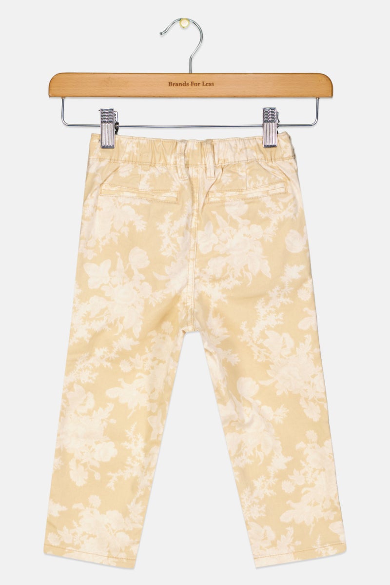 GAP Toddlers Girl Floral Print Chino Pants, Multicolor  - Image 2