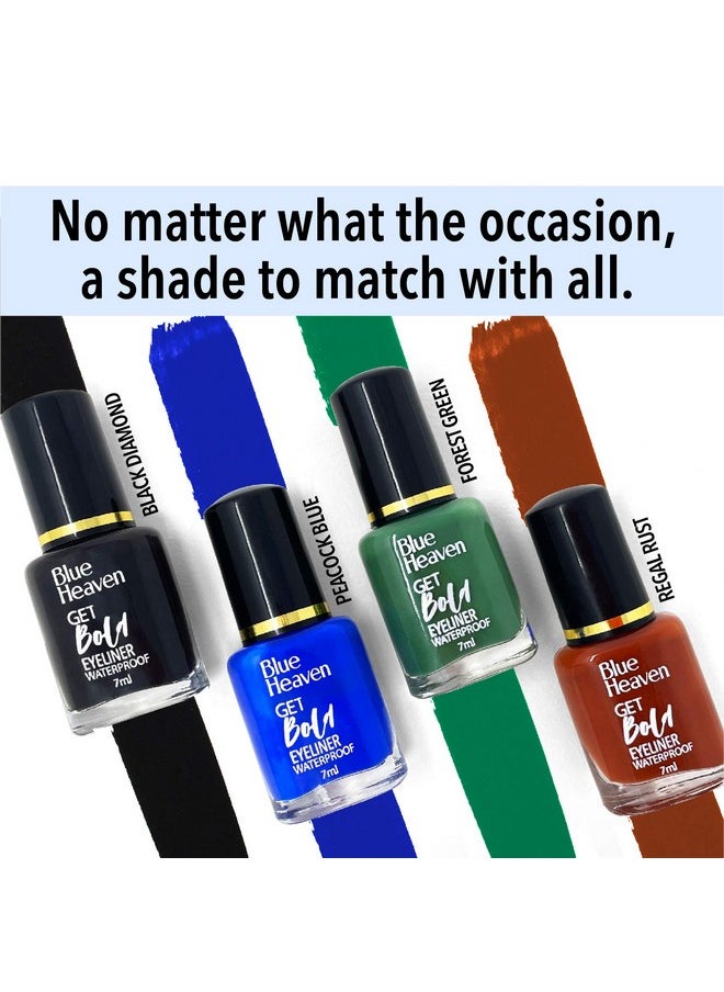 Blue Heaven - Get Bold Matte Finish Eyeliner Gel (Black, 7 Ml) - Image 1
