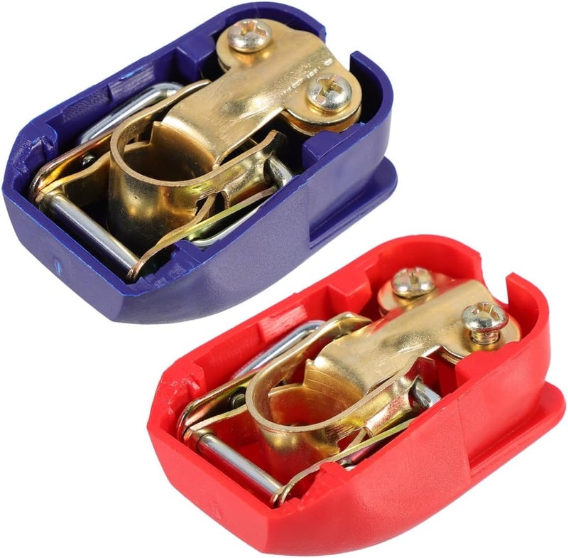 Hemobllo 1pair Battery Connecting Clamp Terminals for Battery Automotive Electric Car Super Corrosion Resistance - Image 5