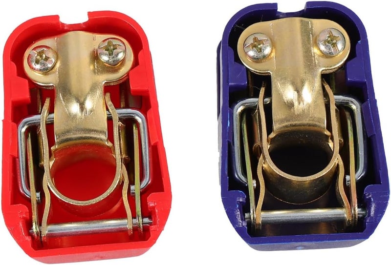 Hemobllo 1pair Battery Connecting Clamp Terminals for Battery Automotive Electric Car Super Corrosion Resistance - Image 1