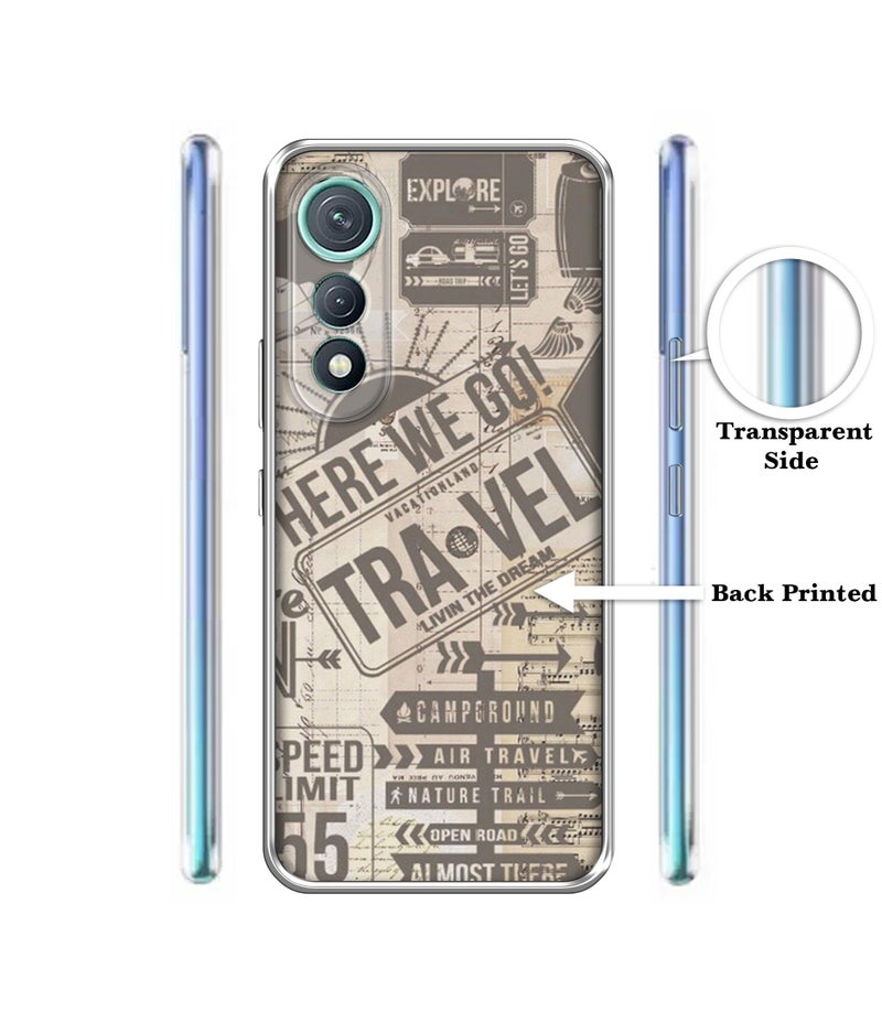 Casotec Travel Design Printed Silicon Soft TPU Back Case Cover for Tecno Pova Curve 5G - Image 2