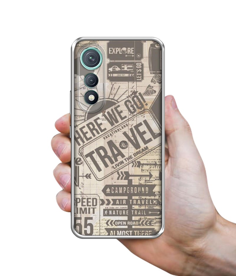 Casotec Travel Design Printed Silicon Soft TPU Back Case Cover for Tecno Pova Curve 5G - Image 3