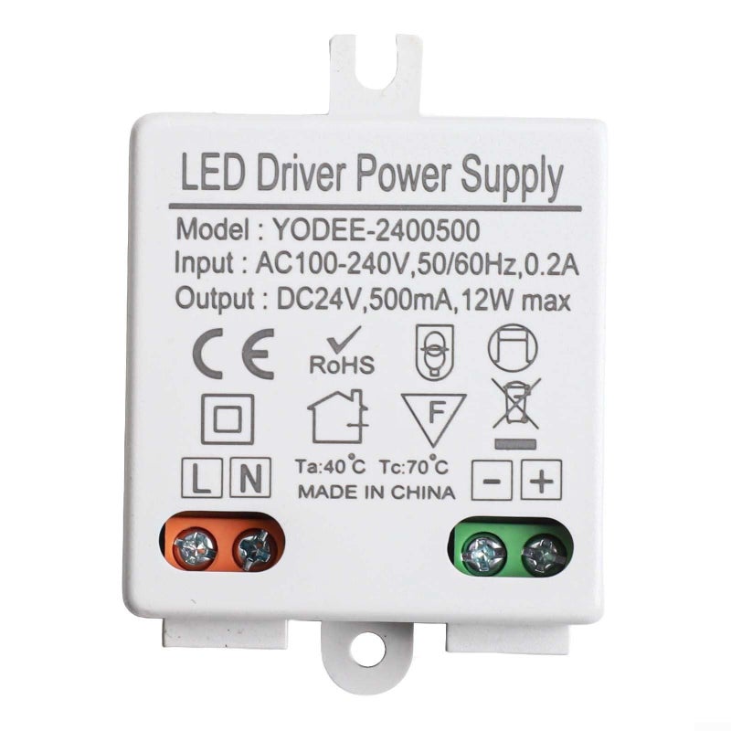 12W 24V 500mA IP20 LED Driver Power Supply AC to DC Constant Voltage Transformer - Image 4