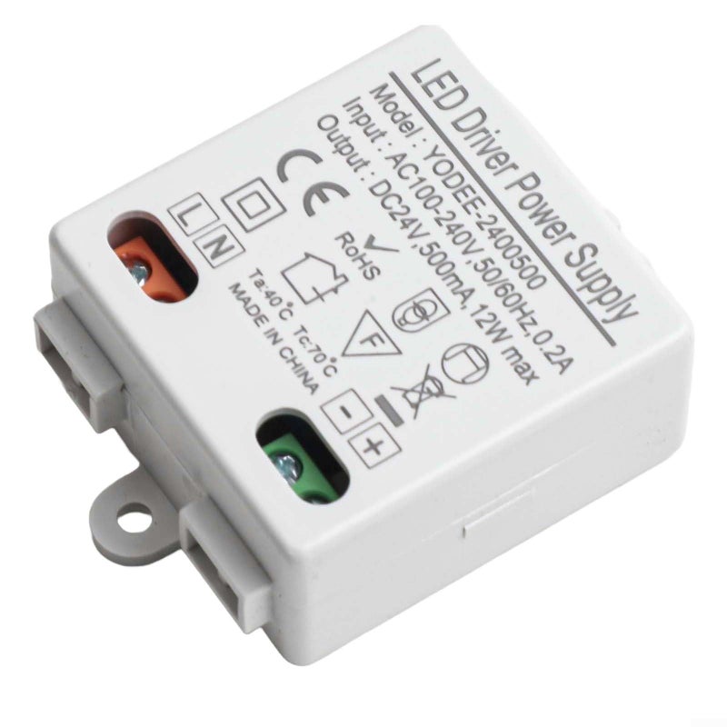 12W 24V 500mA IP20 LED Driver Power Supply AC to DC Constant Voltage Transformer - Image 2