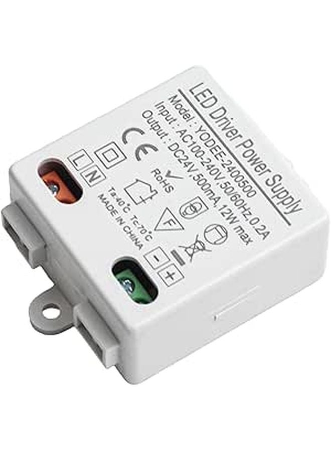 12W 24V 500mA IP20 LED Driver Power Supply AC to DC Constant Voltage Transformer - Image 1