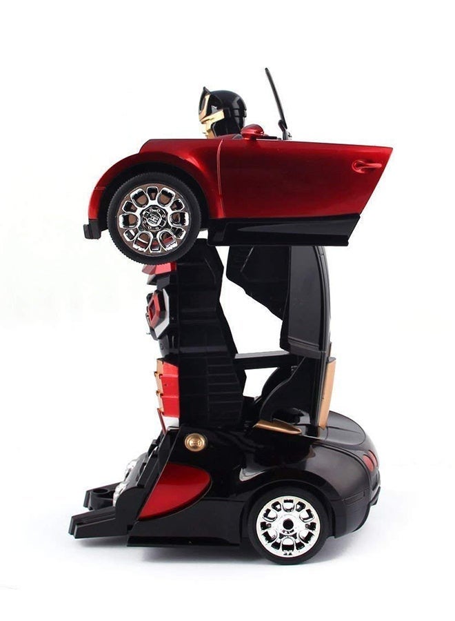 NIBEMINENT Portable Lightweight Authentic Detailed Remote Controlled Transformer Robot Electric Car 30x13x10cm - Image 2
