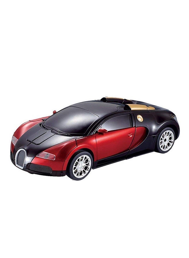 NIBEMINENT Portable Lightweight Authentic Detailed Remote Controlled Transformer Robot Electric Car 30x13x10cm - Image 3