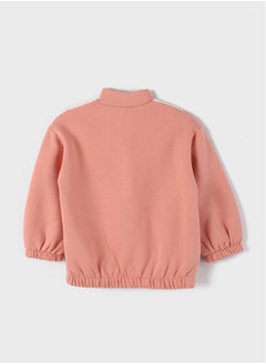 LC WAIKIKI Turtleneck Long Sleeve Baby Girl Sweatshirt and Pants 2-Piece Set  - Image 3