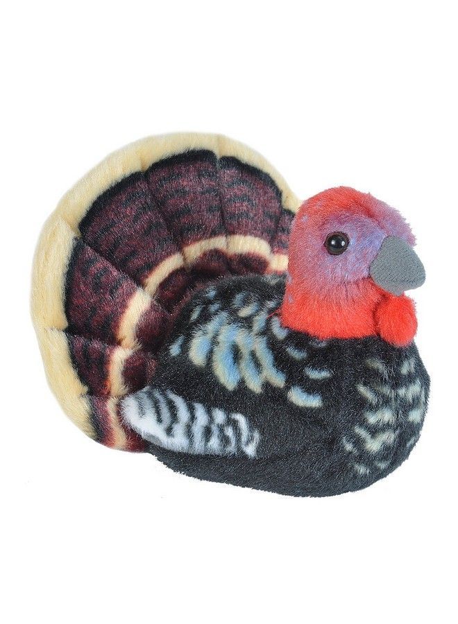 Wild Republic Audubon Birds Turkey Plush With Authentic Bird Sound Stuffed Animal Toys For Kids & Birders 5" Wild Turkey  - Image 2