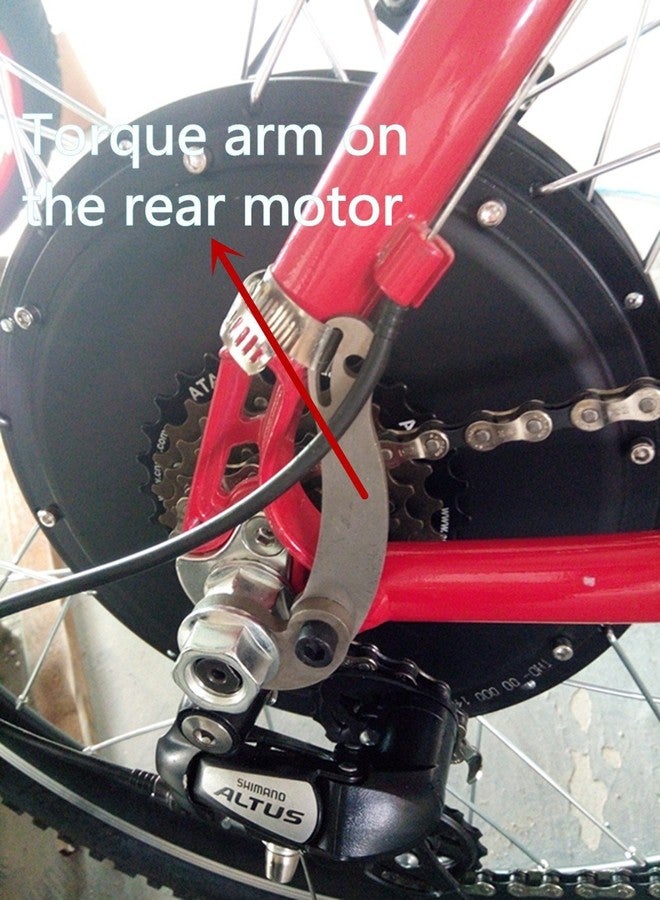 NB POWER Torque arm-Universal for E-Bike Bicycle -Front or Rear,M14 for E-Bike Conversion Kit, Torque arm for BLDC hub Motor - Image 3