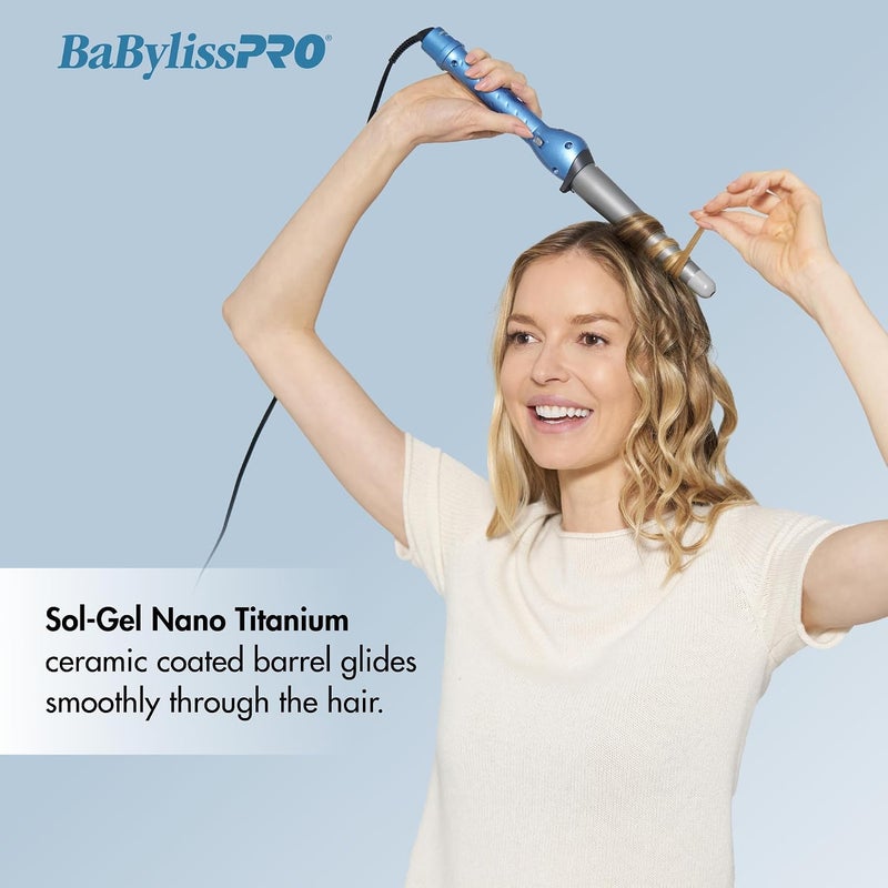 BaBylissPRO Nano Titanium Curling Iron & Curling Wand Combo - 1" Conicurl Iron for Long Lasting Curls - Image 2