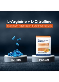 L-ARGININE PRO Supplement ON-The-GO Single Serve Travel Packets - 5,500mg of L-arginine Plus 1,100mg L-Citrulline (Orange, 30 Packets)  - Image 5