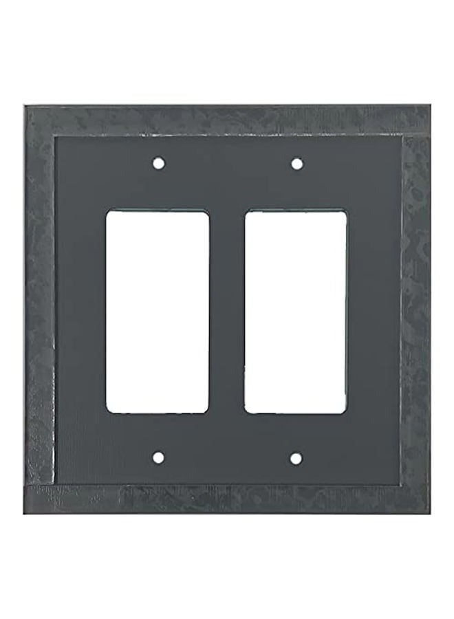 Mirart GlassAlike Double Decora Acrylic Mirror Switch Plate - Image 4