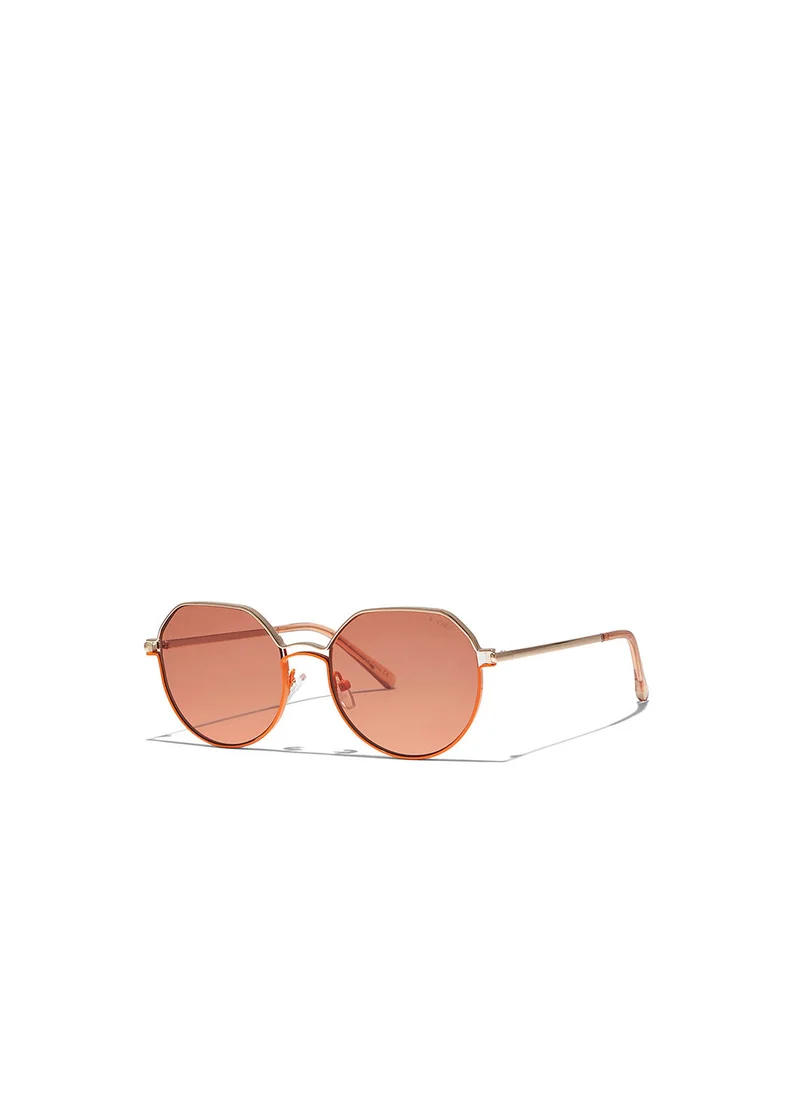 Blackout Momo,Women Sunglasses, Geometric Sunglasses, UV Protection: UV400 (Orange,Orange)